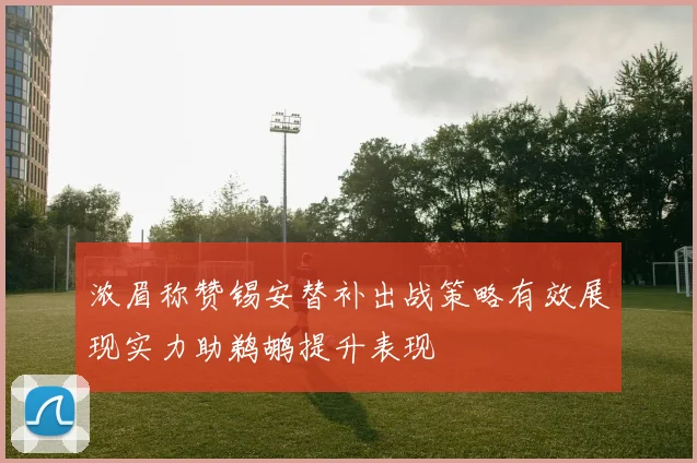 浓眉称赞锡安替补出战策略有效展现实力助鹈鹕提升表现